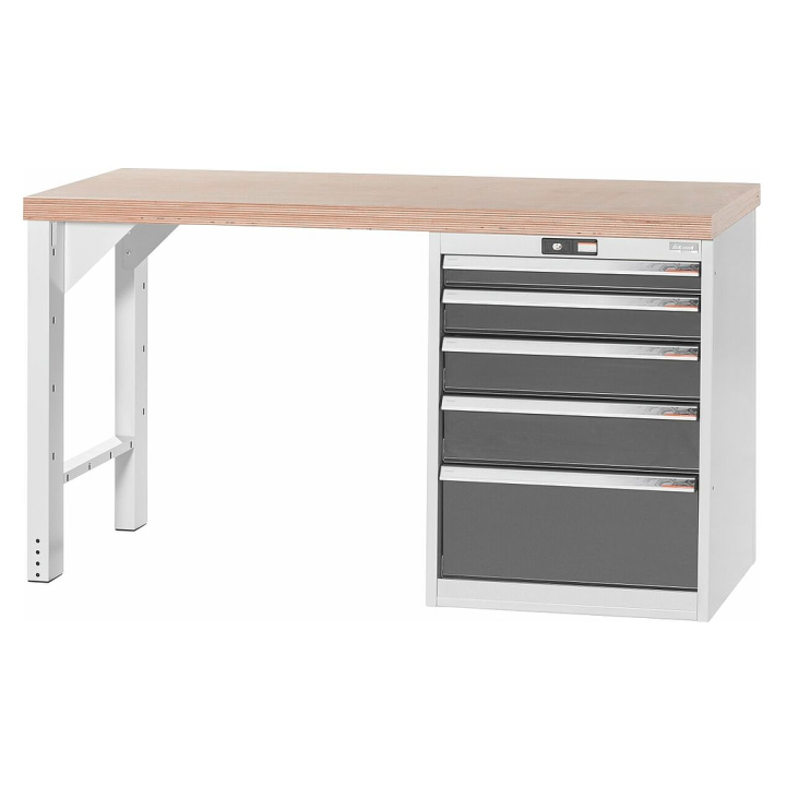 Établi avec caisson à tiroirs